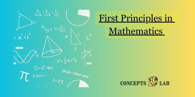 First Principle Math Exaples First Principles in Mathematics - Concepts Lab