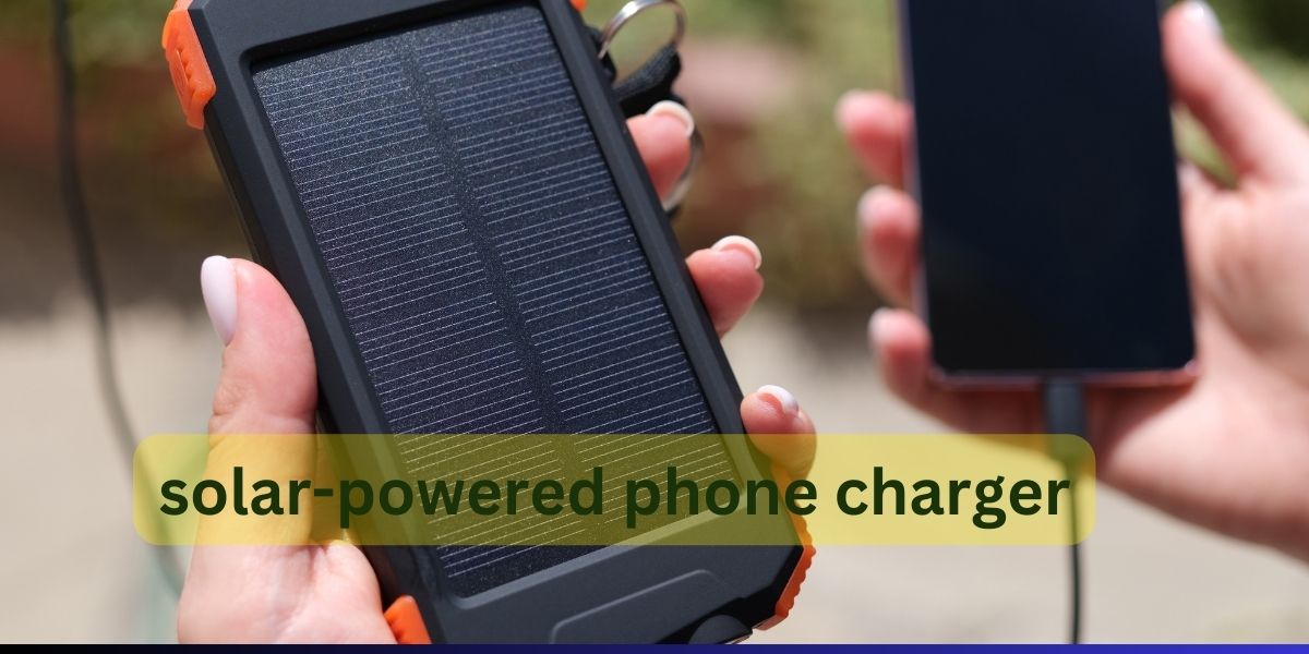 solar-powered phone charger